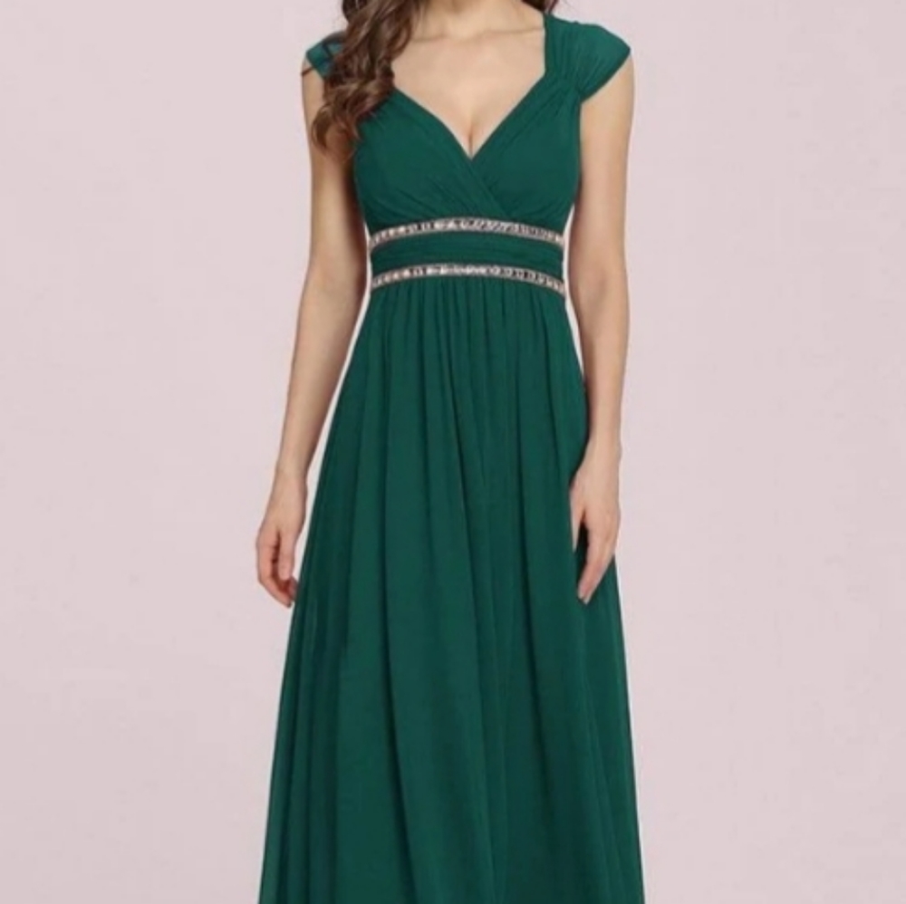 Ever Pretty Sleeveless Grecian Style Bridesmaid Dress